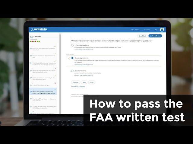 How to pass the FAA Private Pilot written test in less time (EAA webinar recording)