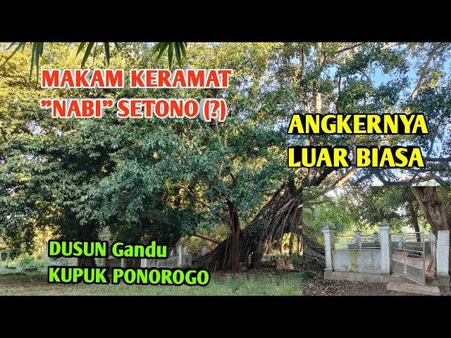 MAKAM KERAMAT "NABI" SETONO() ANGKER LUAR BIASA Tak Ada yg berani ambil Kayu dari sini