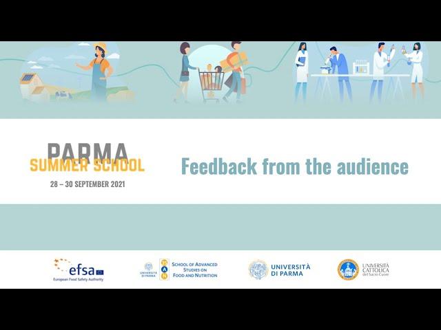 PARMA SUMMER SCHOOL 2021: FEEDBACK FROM THE AUDIENCE