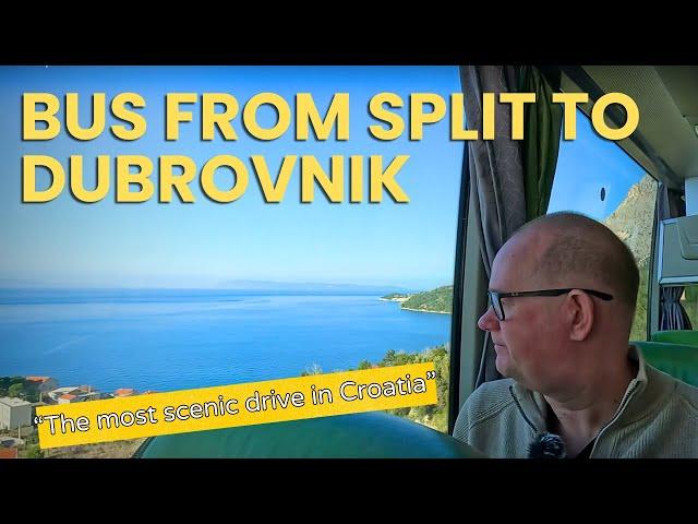 Split to Dubrovnik bus - The most scenic drive in Croatia!