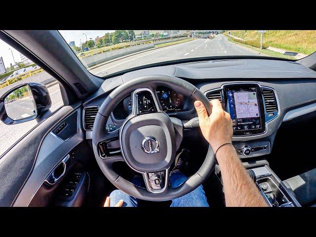 2022 Volvo XC90 [2.0 B5 DIESEL MILD HYBRID 249HP] |0-100| POV Test Drive #1281 Joe Black