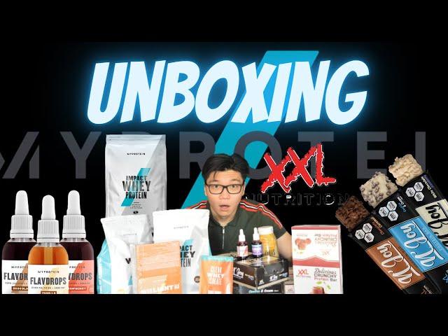 Myprotein & XXL Nutrion shopping haul