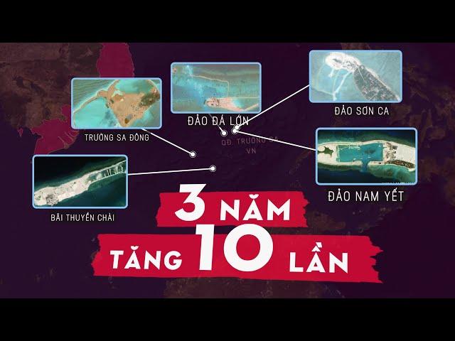 Việt Nam Đã Tạo Ra Bao Nhiêu Đảo Nhân Tạo Ở Trường Sa? | Tại Sao Trung Quốc Lại "Ngó Lơ"?