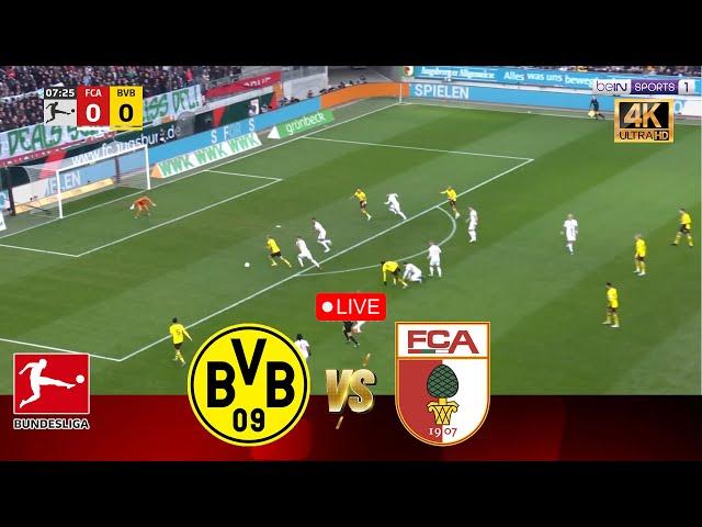 DORTMUND VS AUGSBURG | LIVE BUNDESLIGA 2024/2025 | FULL MATCH STREAMING PES 2021 SIMULATION