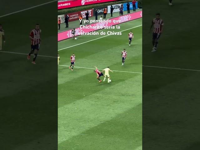 Pensé que Javier el Chicharito Hernández haría diferencia con Chivas en el partido contra América