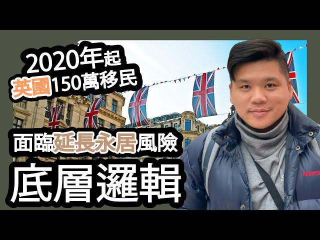 (開啟字幕) 2020年起英國150萬移民面臨延長5＋1變10＋1永居風險的底層邏輯，20250515