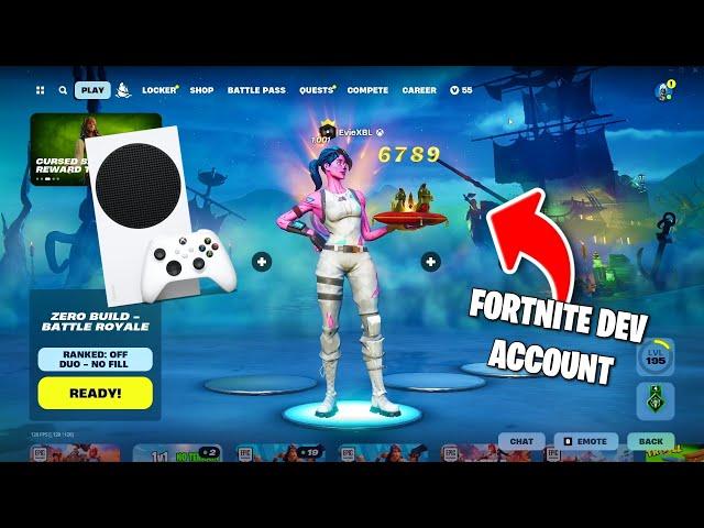 How to get a Fortnite Dev Account on CONSOLE (XBOX / PLAYSTATION) | ZVNFN