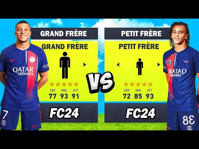 Grands Frères vs. Petits Frères sur Fc24 ! (Qui sont les meilleurs !?)