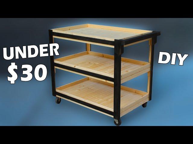 Building a Wooden Utility Cart for UNDER $30