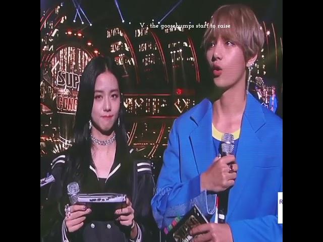 V : If I may take your breath away, to Jisoo  #jisoo #kimtaehyung #vsoo #ksoov