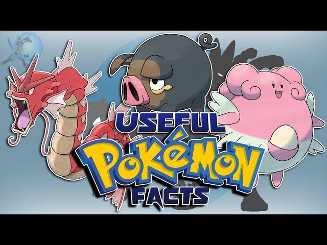 20 Useful Pokémon Facts