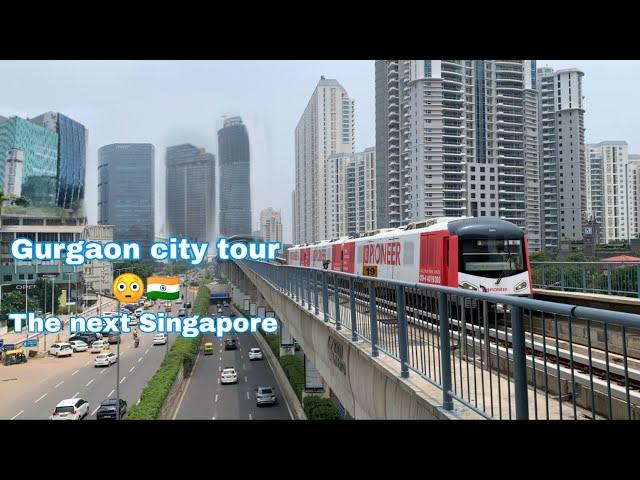 Gurgaon city tour  !! The next Singapore  can't believe this is India !! modern India