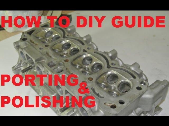 Cylinder head PORTING and POLISHING - how to diy guide