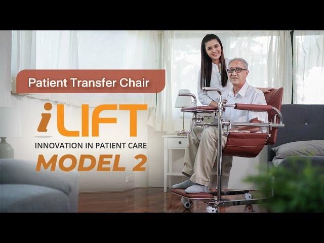 Patient lifting equipment iLIFT Model 2 Lift and transfer device for home use easy and portable.