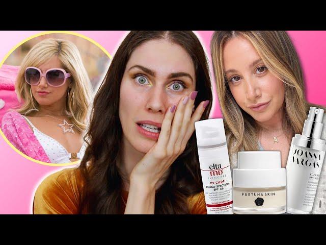 Ashley Tisdale and Her Not-So-FABULOUS Skincare Routine - Esthetician Reacts