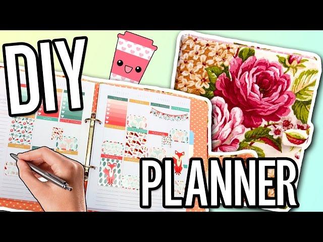 DIY PLANNER! ERIN CONDREN & KIKKI-K Style! + BIG announcement! Printable Stickers!