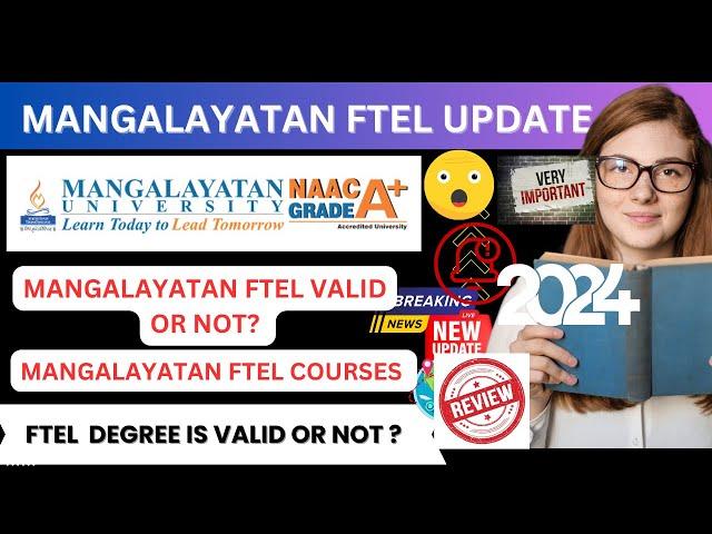 Mangalayatan University FTEL Updated Course | Mangalayatan FTEL Programs | Mangalayatan FTEL Valid ?