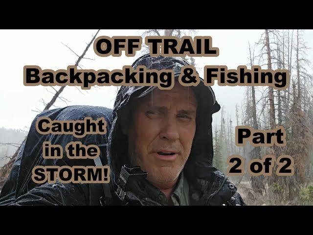 Solo Off Trail Backpacking & Fishing in the High Uintas of Utah, Part 2 of 2. #uintas #backpacking