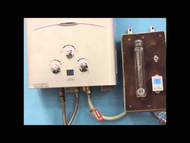 Marey Tankless Power Gas Adjustments & Settings