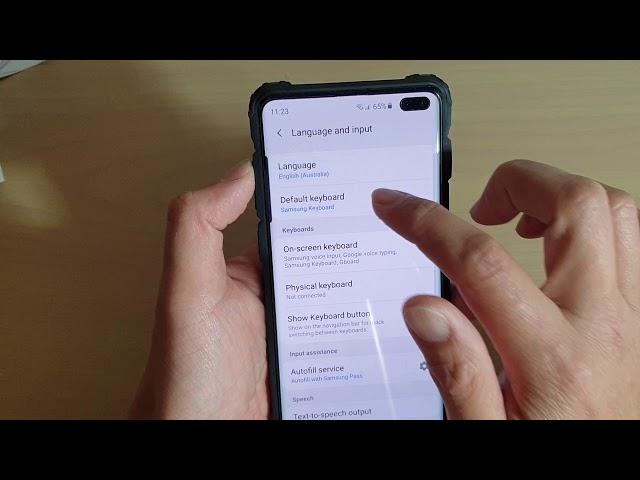 Galaxy S10 / S10+: How to Change the Default Keyboard