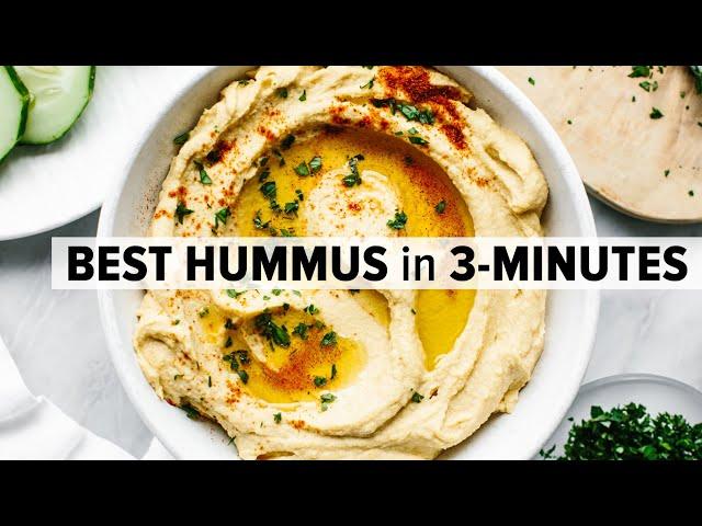 HOW TO MAKE HUMMUS | healthy & easy hummus recipe