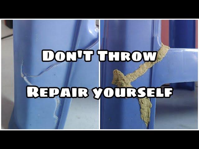 DIY Repairing Broken Chair | Don't Throw Your Broken Chair