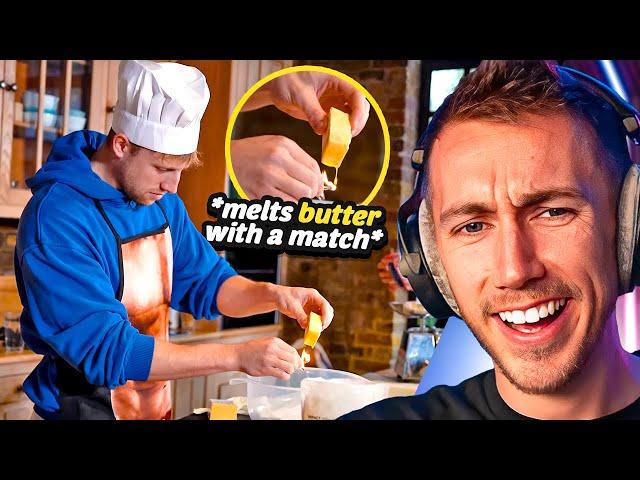 MINIMINTER REACTS TO YOUTUBER BAKE OFF vs W2S