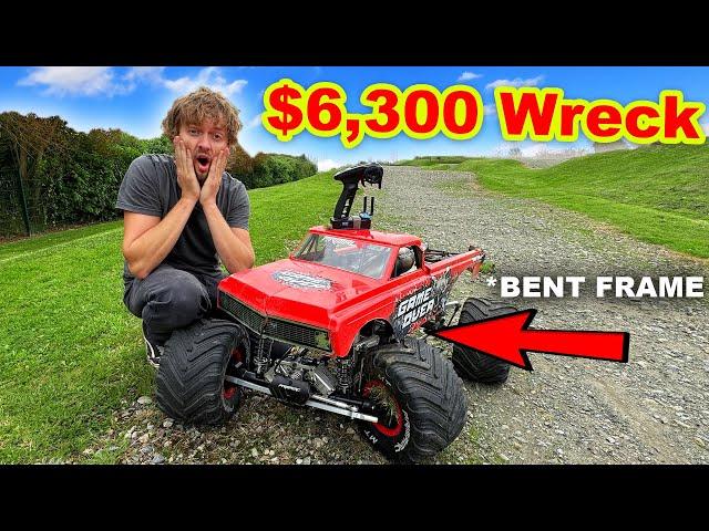 $6,300 RC Car Biggest Wreck Yet **Gutted**