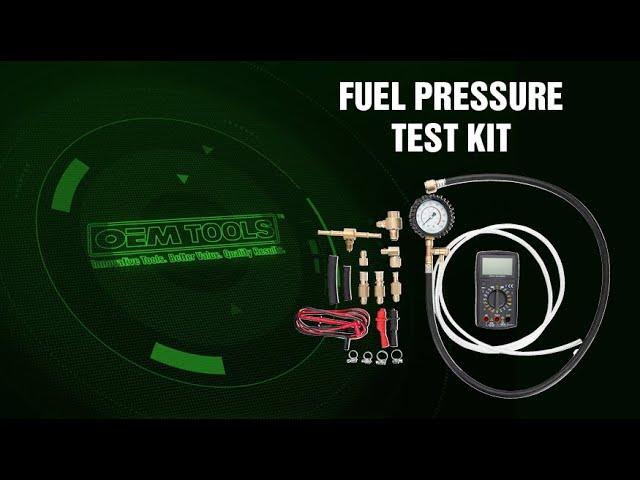 OEMTOOLS 27167 Fuel Pressure Test Kit