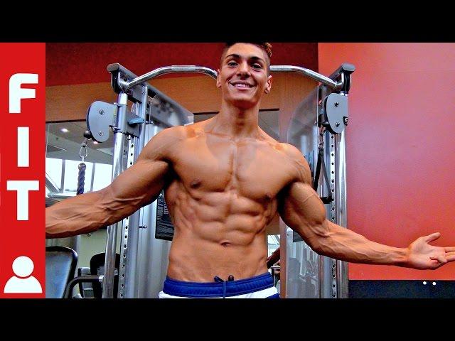 ANDREI DEIU TEEN FITNESS MOTIVATION - ripped 19yr old had 44 inch waist