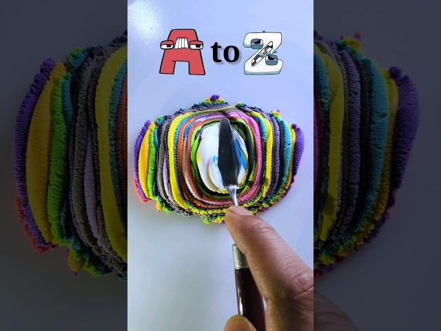 A to Z Colour Mixing  #shorts #alphabetlore  #satisfying #art