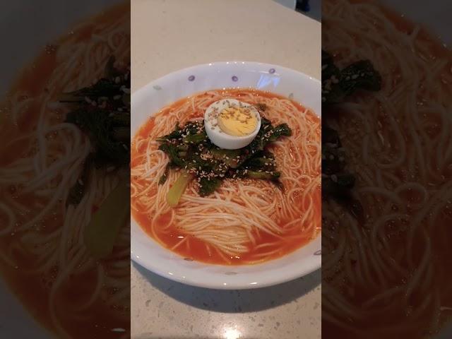#열무김치말이국수#Cold Noodles with Yeolmu Kimchi #korea