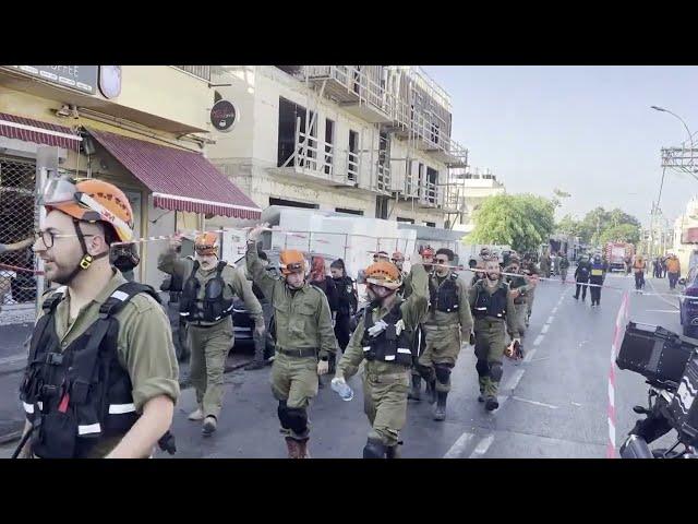 Israelis inspect damage in Jaffa following fresh Iran missile attack | AFP