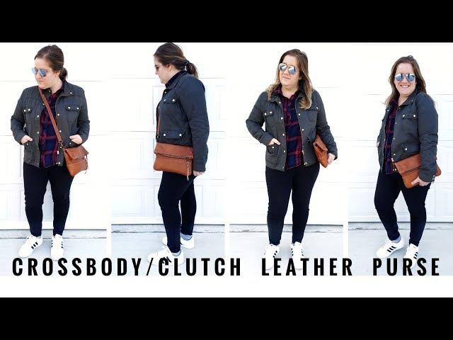 Casual Crossbody/Clutch - Small and Floppy Organized Purse! Buffalo Jackson Trading Co.