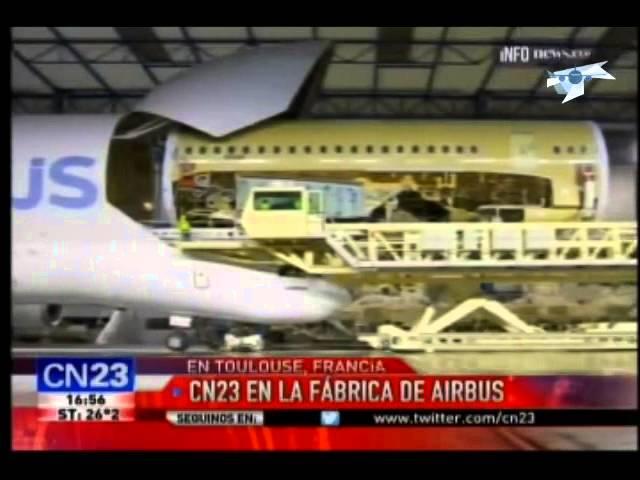 Aviación en Argentina en la fábrica Airbus,primeras imágenes