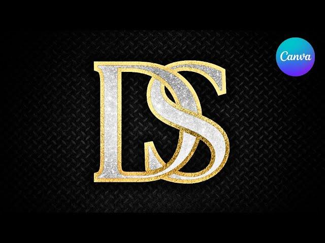 Luxury Gold Logo Design Tutorial in Canva