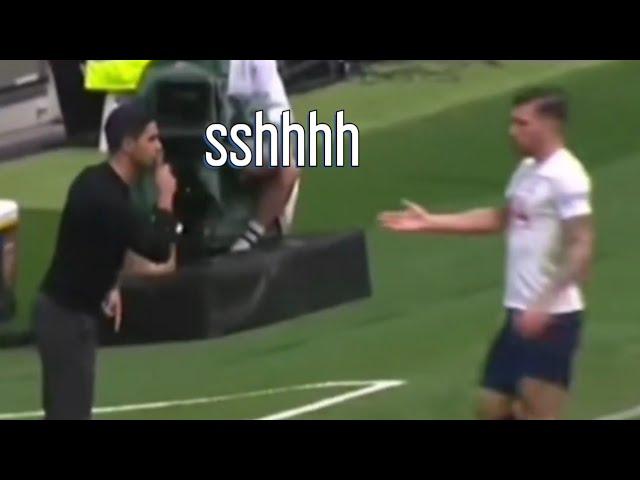 Arteta shushes Hojbjerg