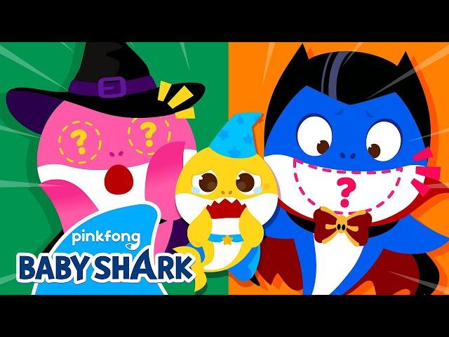 [NEW] AH! What Happened to my Face? | Baby Shark Halloween Story | Baby Shark Official