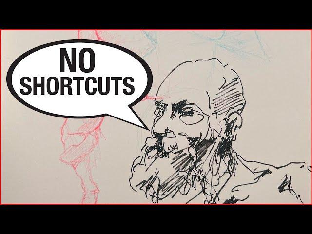 No Shortcuts! An important drawing skill too many students try to avoid