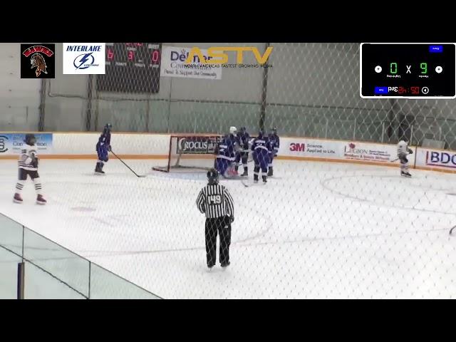 Interlake Female U18 AAA - Interlake goaltender Katelyn Dorsch save of the night.