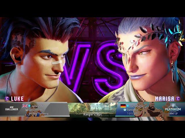 SF6 IsamuxSama (Marisa) vs James2088 (Luke) 2023-12-10 first time Diamond 1