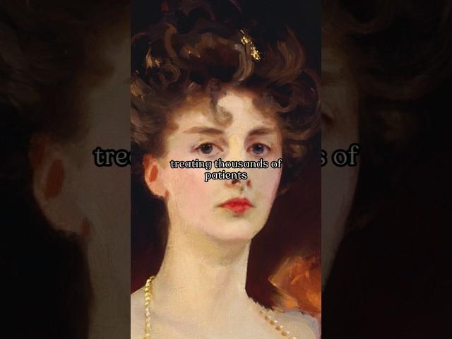 She Embodied Grace in a World at War #history #painting #art