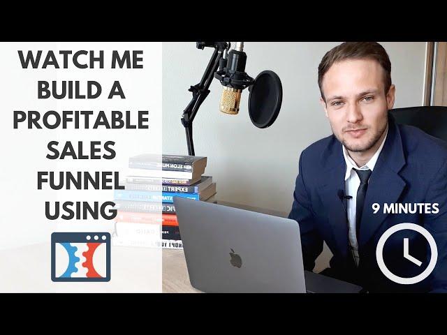 How to Build A Sales Funnel Using ClickFunnels in 9 Minutes | Funnel Hacking Secrets (Step By Step)