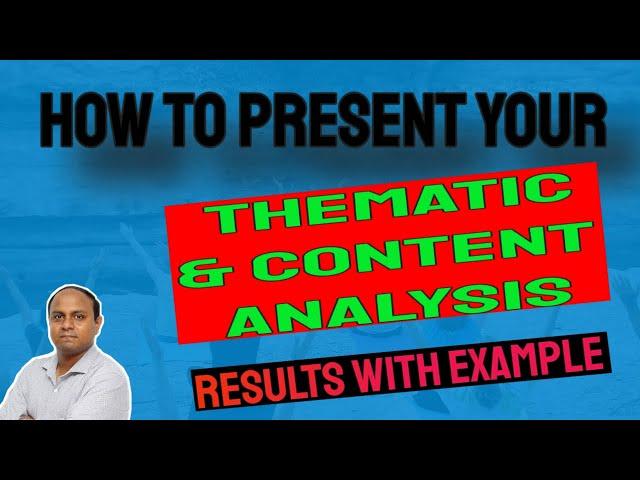 Thematic Vs. Content Analysis in Qualitative Research|| Clearly Explained With Examples||