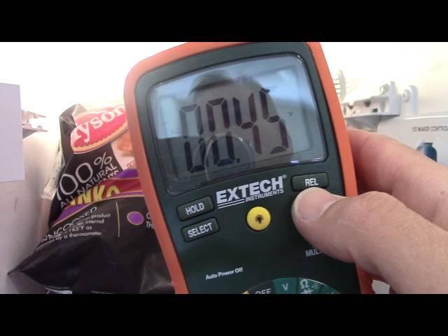 Testing ice maker voltage - How to measure voltage