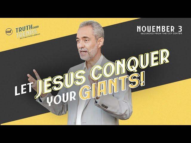 Let Jesus Conquer Your Giants | Ricky Sarthou | November 3, 2024