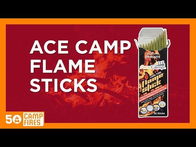 Camping Gear: Ace Camp Flame Sticks - 50Campfires