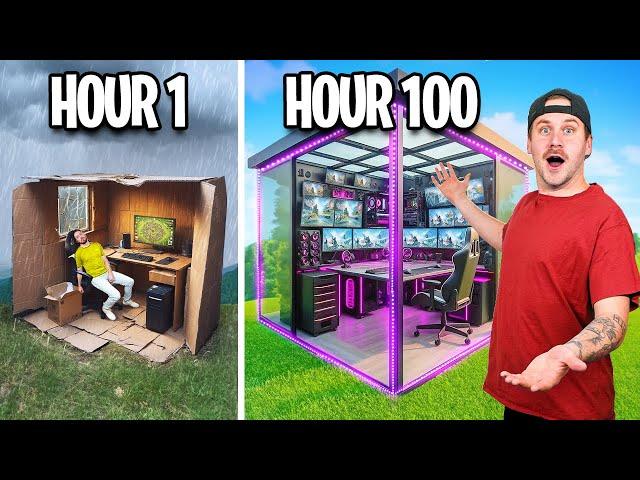 100 HOURS in Ultimate Gaming Rooms!