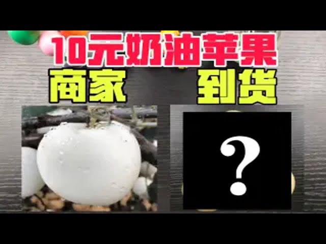 号称“稀世珍品”的奶油苹果是怎样的？10元3个，这是智商税吗