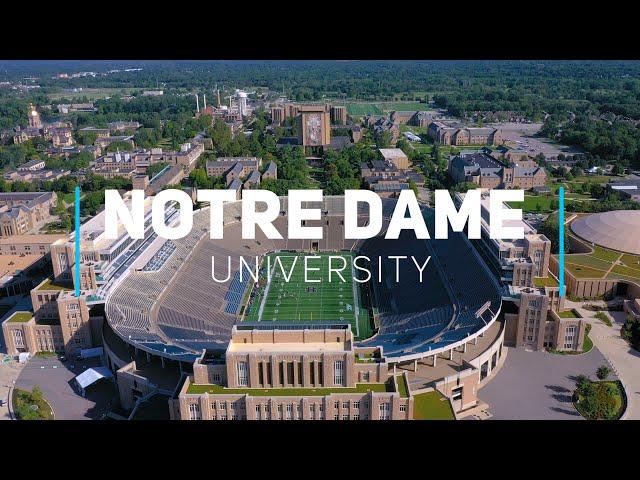 The University of Notre Dame - South Bend, Indiana | 4K drone footage